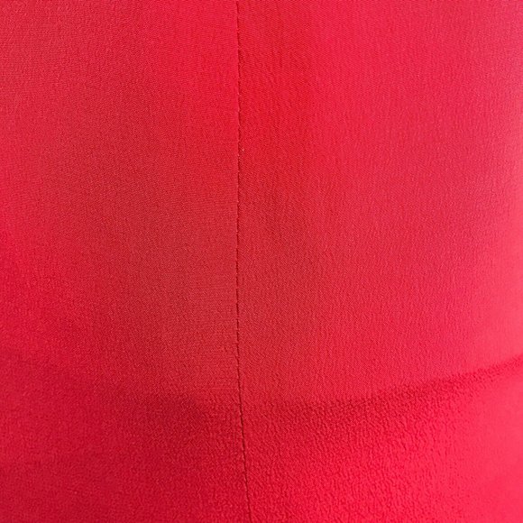 Shoshanna Red One-Shoulder Mini Dress - Picture 9 of 13